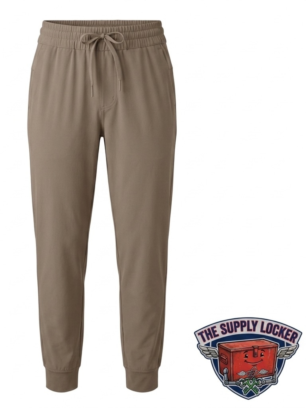 Member’s Mark Women’s Travel Jogger Pants Taupe XS NIP Drawstring Stretch